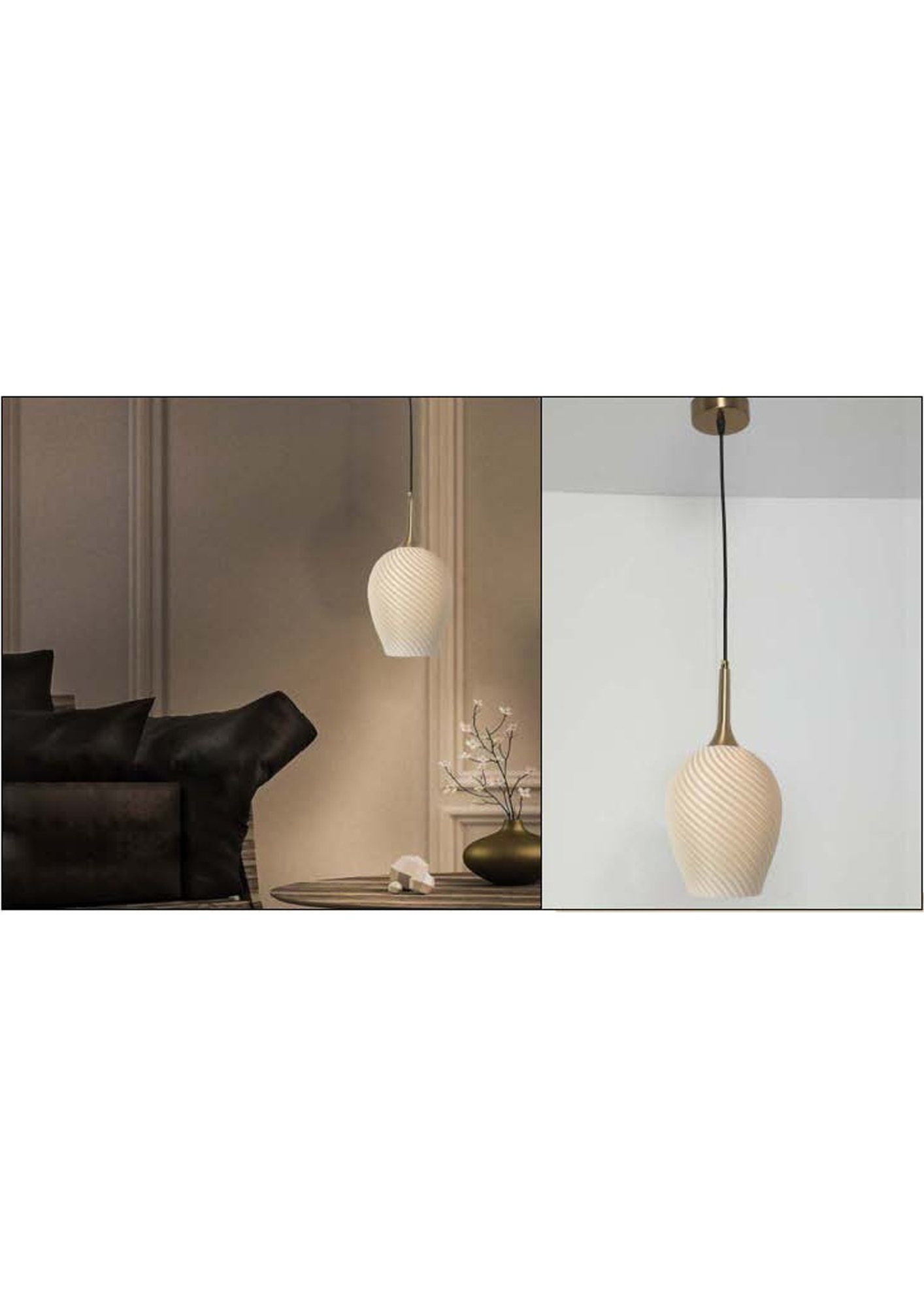 Beyond Lights - Ceramic Pendant Lamp- GL